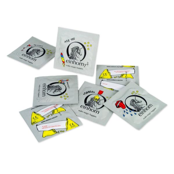 Einhorn Kondom, 1 Stück