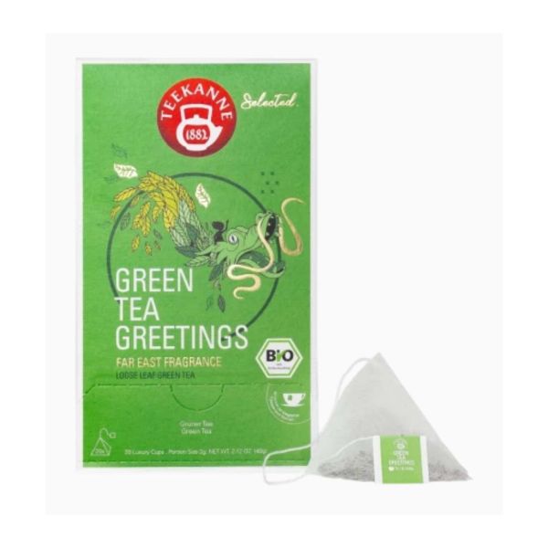 Teekanne Tee, Selected Bio, Green Tea Greetings