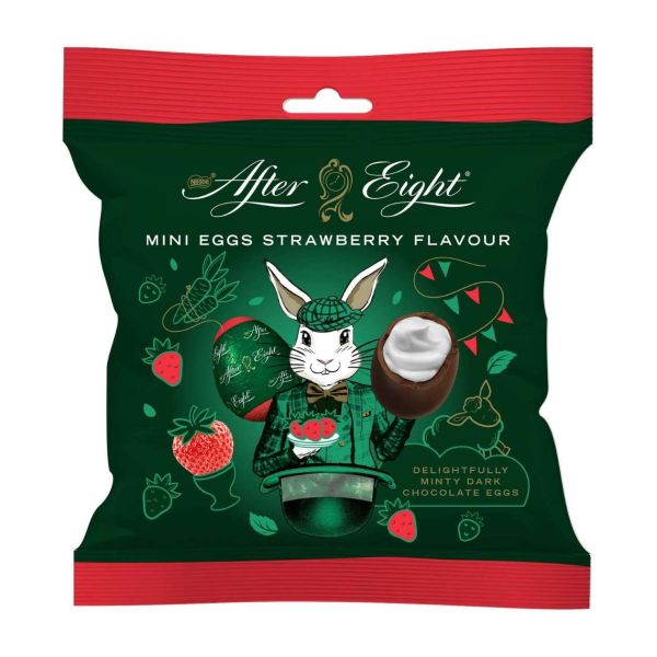 After Eight Mini Eggs Strawberry, 90 g