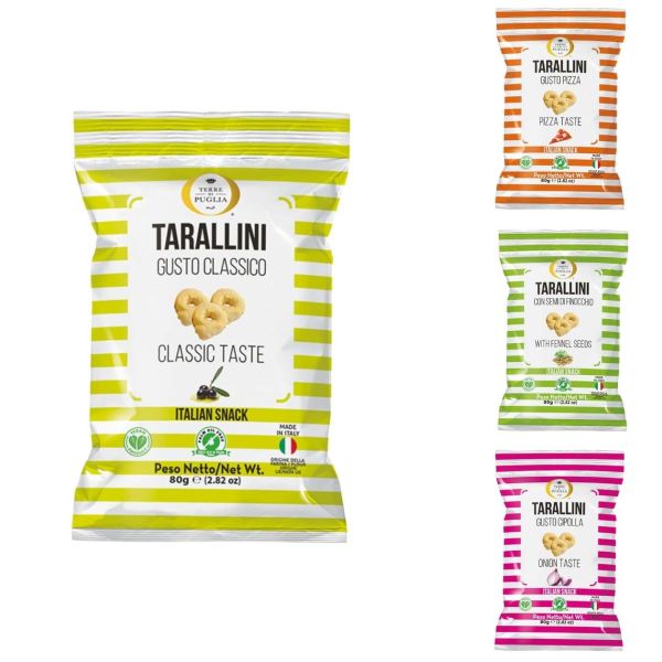 Tarallini, verschiedene Sorten, 80 g