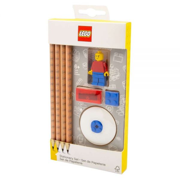 LEGO Bleistifte Schreibset mit Minifigur