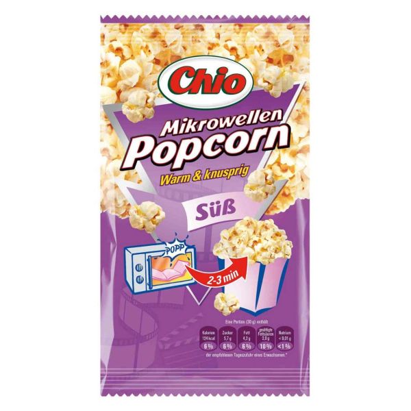 Mikrowellen Popcorn süß, Chio