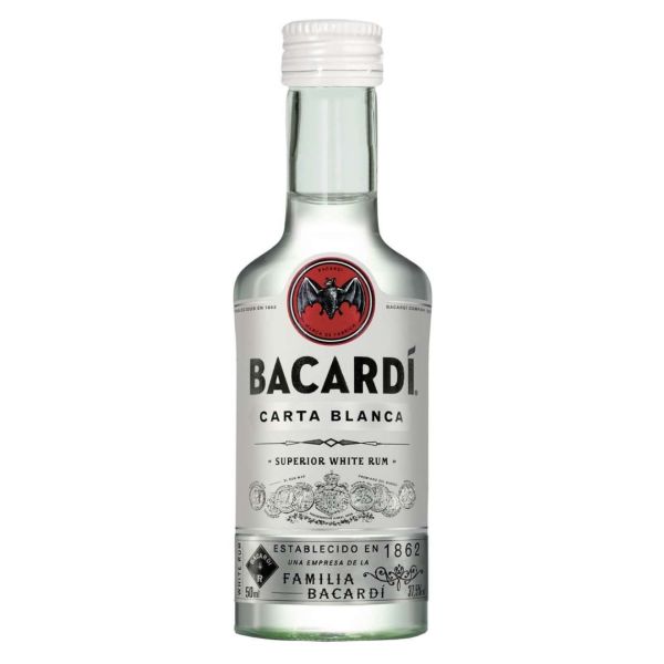 Bacardi Carta Blanca, 37,5 %, 5 cl