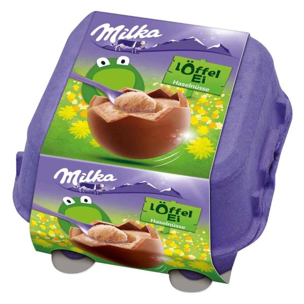 Milka Löffel-Ei Haselnüsse, 4er Pack