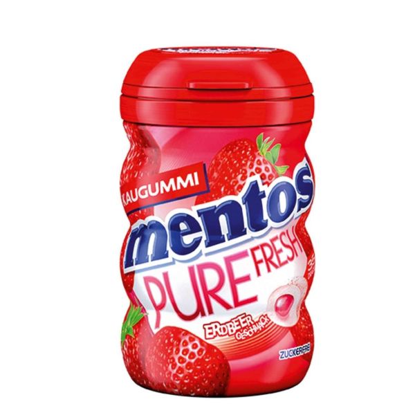 mentos Pure Fresh Kaugummi, Erdbeere