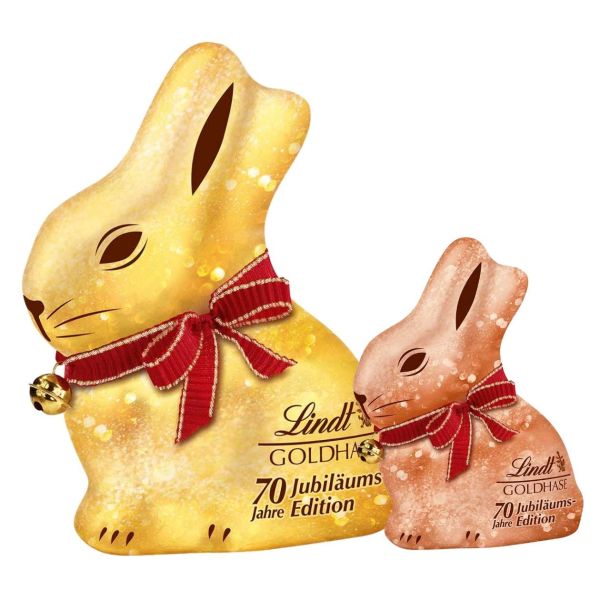 Lindt Goldhase, Glamour-Edition, 100 g, sortiert