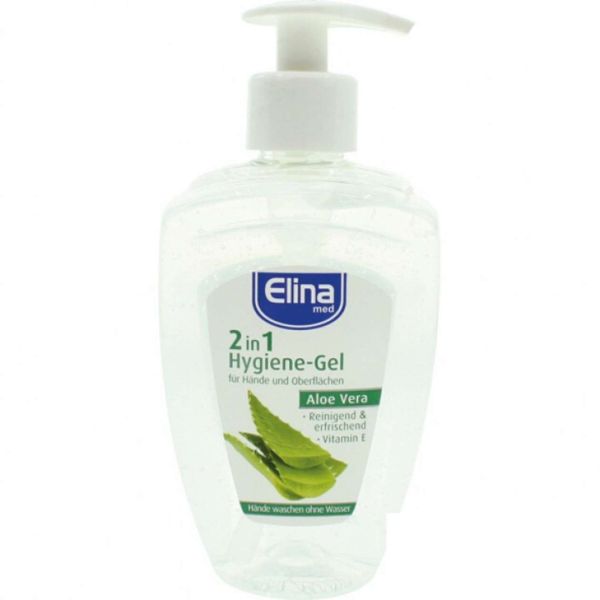 Hygiene Gel Aloe Vera 2in1, Elina med, 300 ml
